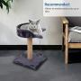 TunTenDo Cat Climbing Frame Solid Wood sisal Small Pillar cat Tree cat Supplies Tease Cats wear-Resisting Jumping Toy Manufacturers spot