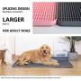 HYERSPACE Integrated Dog Puppy Toilet 17.7”x16.5” Potty Tray Training Pads Holder Enlarged Size by Seamless Splicing Design for Large and Small Dogs Urine and Poop Collection Easy to Train and Clean