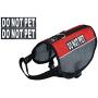 DO NOT PET Service Dog mesh Vest Harness Cool Comfort Nylon for Dogs Small Medium Large Purchase Comes with 2 Reflective DO NOT PET Removable Patches. Please Measure Your Dog Before Ordering