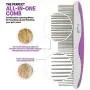 Poodle Pet Dog Combs for Grooming | 2 Pack | Stainless Steel Teeth Easily Remove Dirt | Proper Care Prevents Knots and Mats for Long and Short Haired Pets |Anti-Slip Comfort Grip Handle| Purple Poodle Pet Dog Combs for Grooming | 2 Pack | Stainless Steel Teeth Easily Remove Dirt | Proper Care Prevents Knots and Mats for Long and Short Haired Pets |Anti-Slip Comfort Grip Handle| Purple