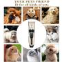 MroTech Dog Grooming Kit Clippers Rechargeable Cordless Cats Horse Grooming Clippers - Professional Pet Hair Clippers with Comb Guides for Dogs Cats Horses and Other House Animals Pet Grooming Kit