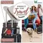 Bundaloo Dog Travel Bag Accessories Supplies Organizer 5-Piece Set with Shoulder Strap | 2 Lined Pet Food Containers, 2 Collapsible Feeding Bowls. Everyday Dogs Essentials Bundaloo Dog Travel Bag Accessories Supplies Organizer 5-Piece Set with Shoulder Strap | 2 Lined Pet Food Containers, 2 Collapsible Feeding Bowls. Everyday Dogs Essentials