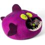 Twin Critters - Handcrafted Cat Cave Bed (Large) I Ecofriendly Cat Cave I Felted from 100% Natural Merino Wool I Handmade Pod for Cats and Kittens I Warm and Cozy cat Bed