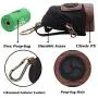 bellerata Poop Bag Holder for Leash with One Free Roll of Compostable Poop Bag, Cute Backpack Shape Dog Poop Bag Dispenser, Canvas with PU Leather & Metal Carabiner Clip bellerata Poop Bag Holder for Leash with One Free Roll of Compostable Poop Bag, Cute Backpack Shape Dog Poop Bag Dispenser, Canvas with PU Leather & Metal Carabiner Clip