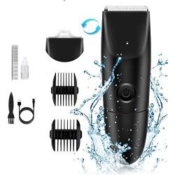 Dog Clippers Washable Dog Grooming Clippers Kit 2 in 1 Professional Pet Hair Trimmer Cordless Shaver Low Noise Rechargeable Strong Power Motor Quiet Hair Clippers Set for Dogs Cats Pets