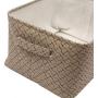Geyecete Dog Toys Storage Bins Canvas pet Baskets,with Handle,Pet Toy and Accessory Storage Bin Organizer Storage Basket