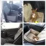 Pettom Pet Bucket Seat Cover Booster Seat 2 in 1 Deluxe Dog& Cat Front Seat Cover for Cars Non- Slip Backing Waterproof (Beige) Pettom Pet Bucket Seat Cover Booster Seat 2 in 1 Deluxe Dog& Cat Front Seat Cover for Cars Non- Slip Backing Waterproof (Beige)