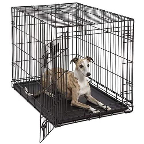 Life Stages LS-1636 Single Door Folding Crate for Intermediate Dogs(41 - 70lbs)