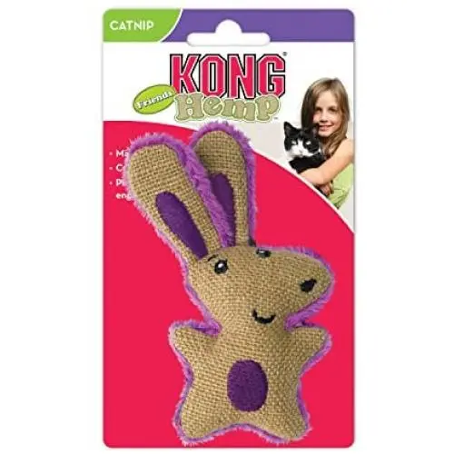 KONG Cat Hemp Friends Catnip Crinkle Sound Roll Scratch Pet Interactive Play Toy KONG Cat Hemp Friends Catnip Crinkle Sound Roll Scratch Pet Interactive Play Toy