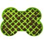 Hyper Pet Slow Feeder Dog Feeding Bowl, Green