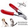 Pettom Cat Nail Clippers Professional Stainless Steel Pet Toes Cutter Scissor Dog Claw Trimmer Grooming Tool for Small Medium Dogs Cats (Guillotine Nail Clipper)