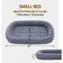 KEMULUS 20''/28''/35'' Padded Bolster Dog Crate Bed for Small Medium Large Dogs Self Warming Dog Pillow Bed Anti Slip Plush Pet Crate Pads for Cats and Dogs Mattress Sleeping Kennel Pads KEMULUS 20''/28''/35'' Padded Bolster Dog Crate Bed for Small Medium Large Dogs Self Warming Dog Pillow Bed Anti Slip Plush Pet Crate Pads for Cats and Dogs Mattress Sleeping Kennel Pads