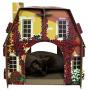 American Cat Club Mediterranean Villa Cat House & Scratcher w/ Catnip