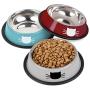 Legendog 3Pcs Cat Bowls, Cute Cat Food Bowls, Stainless Steel Cat Bowl, Cat Bowls for Food and Water, Cat Food Dish with Food Scoops…