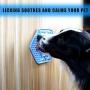 GAPZER Hexagon Dog Lick Mat, Dogs Slow Feeders Lick Pad for Anxiety Relief & Boredom Buster, Pet Training Licking Mat for Pumpkin, Treats, Yogurt