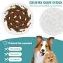 WANTRYAPET Dog Feeder Slow Bowl + Non-Slip Dog Bowl Mats, Ceramic Fun Slow Feed Interactive Bloat Stop Dog Bowl, Eco-Friendly Durable Preventing Choking Healthy Design Bowl WANTRYAPET Dog Feeder Slow Bowl + Non-Slip Dog Bowl Mats, Ceramic Fun Slow Feed Interactive Bloat Stop Dog Bowl, Eco-Friendly Durable Preventing Choking Healthy Design Bowl