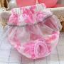 MeiAOBest Pet Diapers, Female Dogs Sanitary Panties Washable Reusable Puppy Nappies for Small Dog (M)