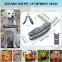Wistiya Dogs Nail Clippers, Foldable Dogs Nail Trimmers with Safety Guard, Pet Comb and Nail File, for Small/Medium/Large Dogs or Cats, Professional Home Pet Grooming Tools
