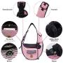 HomeChi Pet Sling, Small Pets Puppy Dog Cat Sling Carrier Bag Hands-Free with Adjustable Padded Strap Front Pouch Single Shoulder Bag Carrying Tote for Outdoor Walking Hiking