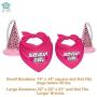JT PET Dog Birthday Girl Party Dog Birthday Cake Pack with Bandana, Star Spangled Party Hat with Adjustable Elastic, Tassels and Feathery Trim, and Vegan Birthday Pie