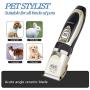 CAHTUOO Dog Grooming Clippers, Professional Pet Grooming Kit Rechargeable Pet Shaver Cordless Silent Dog Hair Trimmer with 4 Comb Attachments & Extra Tools for Dogs Cats and Pets