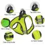 PAWISE Dog Harness No Pull Pet Reflective Mesh Soft Padded Mesh Walking Vest with 2 Leash Clips PAWISE Dog Harness No Pull Pet Reflective Mesh Soft Padded Mesh Walking Vest with 2 Leash Clips