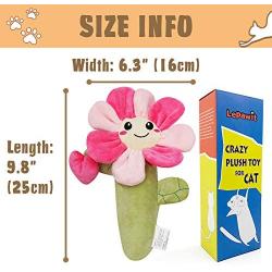 Lepawit Electric Cat Toy Flopping Cat Kicker Toy USB Charging with Catnip Wiggle Moving Feline Toy Dancing Kitten Toy