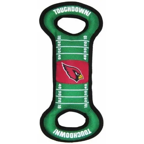 NFL Football Field DOG TOY with Squeaker. - ARIZONA CARDINALS - For Tug, Toss, and Fetch. - Tough & Durable PET TOY NFL Football Field DOG TOY with Squeaker. - ARIZONA CARDINALS - For Tug, Toss, and Fetch. - Tough & Durable PET TOY