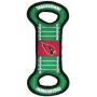 NFL Football Field DOG TOY with Squeaker. - ARIZONA CARDINALS - For Tug, Toss, and Fetch. - Tough & Durable PET TOY