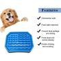 ROFTEK feeder dog bowl, interesting slow feeding interactive extended extension stop puzzle dog bowl, healthy diet weight loss pet dog slow feeding bowl, anti-swallowing dog bowl, pet bowl Slow feeder