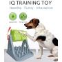 RJSEMIFUN Interactive Dog & Cat Treat Puzzle Toy, Dispensing Slow Feeder Bowl IQ Training Toy in Smart Feeding and Healthy Eating, Suitable for Small Large Dogs