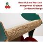 VETRESKA Cat Scratcher Cardboard Cat Scratching Post for Kitty and Adult Cats, Cheese, Cherry and Cactus
