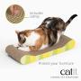 Catit Style Scratcher with Catnip, Jungle-Stripe Lounge