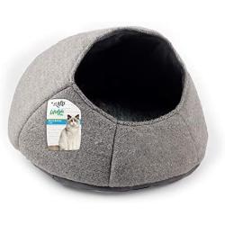 ALL FOR PAWS Cat Nest Bed Cozy Pet Bed Warm Cave Nest Sleeping Bed, Indoor Pet Cat Dog Beds