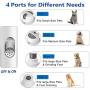 TOPMARK Dog Nail Grinder, Dog Nail Trimmer Clippers Electric Pet Nail Grinder Professional Rechargeable Low Noise Painless Paws Grooming for Small Medium Large Breed Dogs and Cats