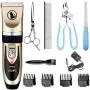 Ceenwes Dog Clippers Low Noise Pet Clippers Rechargeable Dog Trimmer Cordless Pet Grooming Tool Professional Dog Hair Trimmer with Comb Guides Scissors Nail Kits for Dogs Cats & Others Ceenwes Dog Clippers Low Noise Pet Clippers Rechargeable Dog Trimmer Cordless Pet Grooming Tool Professional Dog Hair Trimmer with Comb Guides Scissors Nail Kits for Dogs Cats & Others