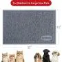 Pet Feeding Mat for Food and Water Large Size(35'' X 23''), Non-Slip Waterproof Dog Food Mat, Easy to Clean Dog Bowl Mat, Unique Star Pattern Pet Feeding Mat for Food and Water Large Size(35'' X 23''), Non-Slip Waterproof Dog Food Mat, Easy to Clean Dog Bowl Mat, Unique Star Pattern