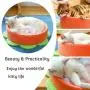 Cat Bed Small Dog Bed 12Inch Soft Flower Round Pet Beds Indoor for Cats Kitty
