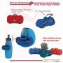 Portable Silicone Collapsible Dog Bowls and Dog Poop Bags Dispenser with 5 roll (100 pcs) Strong Plastic Bags and D-Ring