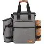 Hilike Premium Pet Travel Bag for Dog & Cat-Week Away Tote Organizer Bag for Dogs Travel-Includes 1 Dog Tote Bag,1 Dog Food Carrier Bag, 2 Silicone Collapsible Bowls,1 Blanket,1 Frisbee(Grey) Hilike Premium Pet Travel Bag for Dog & Cat-Week Away Tote Organizer Bag for Dogs Travel-Includes 1 Dog Tote Bag,1 Dog Food Carrier Bag, 2 Silicone Collapsible Bowls,1 Blanket,1 Frisbee(Grey)