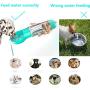 Dog Water Bottle for Walking and Traveling, Upgraded 4 in 1 Portable Water Bottle for Dog and Rabbit, Leak Proof Pet Water Dispenser Bottle for Hiking and Outdoor