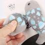 ocijf179 Cats Toy 6Pcs Plush Mouse Fish Ball Funny Pet Cats Teaser Interactive Mint Catnip Toy - Grey+Black White+Red