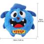 Petbobi Upgrade Dog Toys Interactive Monster Plush Giggle Ball Shake Squeak Crazy Bouncer Toys Exercise Electronic Toy for Puppy Motorized Entertainment for Pets