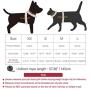 Aumuca No Pull Dog Harness Reflective Step in Small Dog Harness Easy Control Handle for Walking Dog Harness Medium Soft Mesh Adjustable Dog Harness for Small Medium Large Dogs