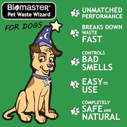 Pet Waste Wizard Digester Sachets, Beneficial Enzymes to Break Down Waste, (100% Natural Concentrate, 2 Sachets)