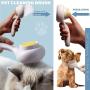 Self Cleaning Slicker Short Hair Dog Brush - Pets Grooming Brush for Dog and Cat - Professional Deshedding Brush for Small, Medium Dogs and Cats with Long Hair - Massages Particle Pet Grooming Comb