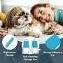 Lewondr Portable Pet Hair Remover, Double Sided Fur & Lint Brush with Self-Cleaning Base, 1 Travel Size Removal Brush Easily Remove Cat and Dog Hair on Clothing, Couch, Carpet, Car Seat