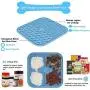 KILIN Dog Lick Mat, Pet Slow Treat Dispensing Mat,Fun Alternative to Slow Feeder Dog Bowls,Calming Mat for Dog Anxiety Relief, Dog Lick Pad with Suction Perfect for Bathing,Grooming,and Training. KILIN Dog Lick Mat, Pet Slow Treat Dispensing Mat,Fun Alternative to Slow Feeder Dog Bowls,Calming Mat for Dog Anxiety Relief, Dog Lick Pad with Suction Perfect for Bathing,Grooming,and Training.