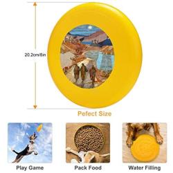 Pet Frisbee Flying Disc Dog Toy - Multifunction Road to Emmaus Michael Torevell