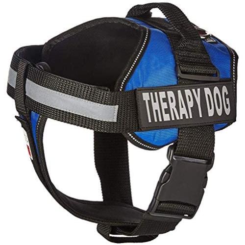 Dogline Unimax Multi-Purpose Dog Harness Vest with Therapy Dog Patches Adjustable Straps, Comfy Fit, Breathable Neoprene for Medical, Service, Identification and Training Dogs